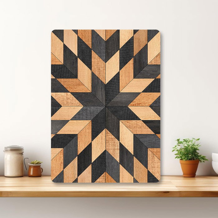 Hermia Tabla de Cortar de Vidrio Templado Multicolor 20 x 30 cm